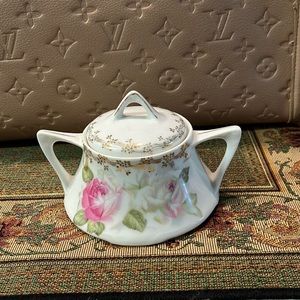 Vintage sugar, saucer